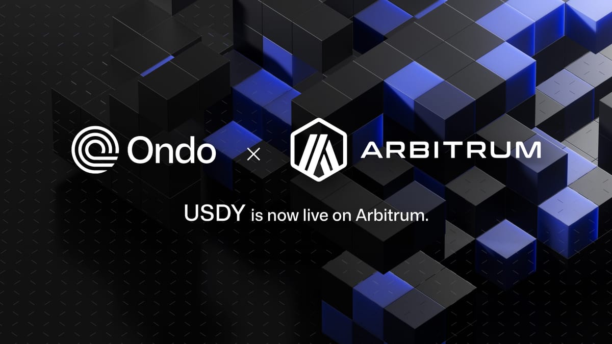 USDY Goes Live on Arbitrum: Bringing RWAs to DeFi