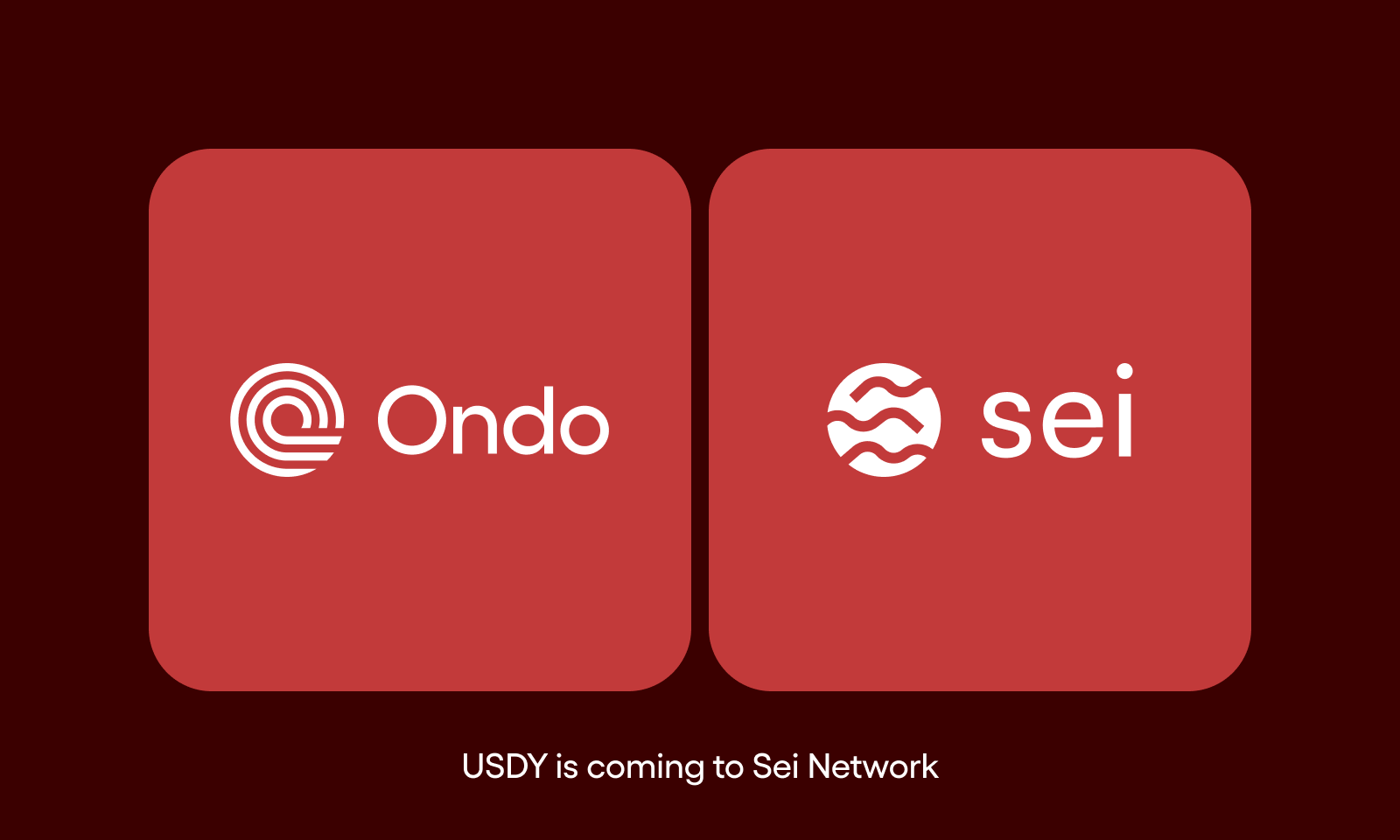 USDY is Coming to the Sei Network